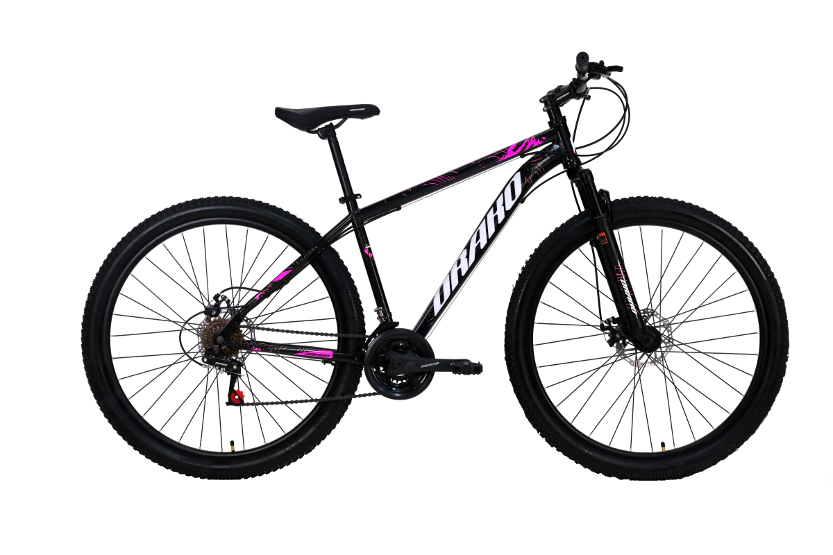 Bicicleta Drako Fusion Rodado 29  - 21 Vel  Negro-Fucsia