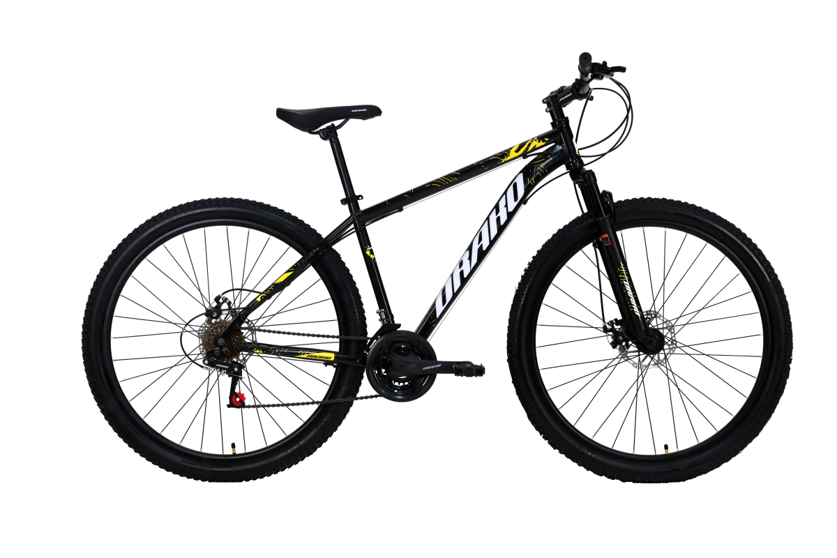 Bicicleta Drako Fusion Rodado 29  - 21 Vel  Negro - Amarillo
