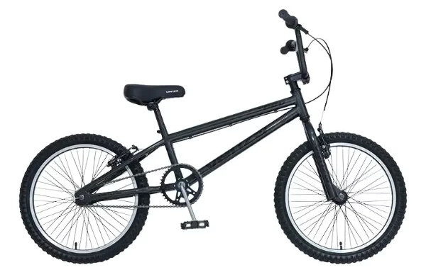 Bicicleta BMX Venzo Flow Rodado 20  Gris-Negro