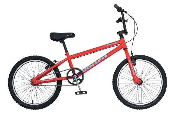 Bicicleta BMX Venzo Flow Rodado 20  Rojo-Teal