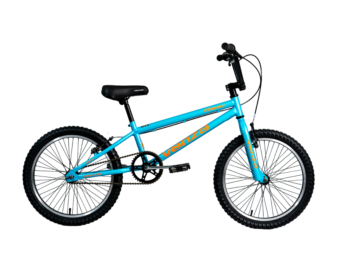 Bicicleta BMX Venzo Flow Rodado 20  Teal-Naranja