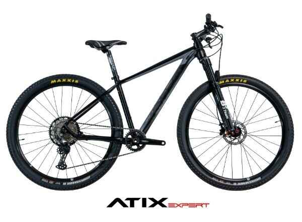 Bicicleta Venzo Atix Expert Rodado 29 - 1x12 Deore 17 Negro-Gris
