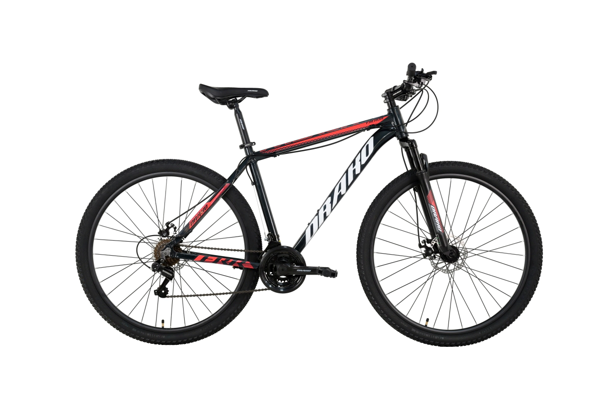 Bicicleta Drako Falkor Rodado 29 Aluminio - 21 Vel Shimano  Negro-Rojo