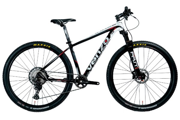 Bicicleta Venzo Atix EX Rodado 29 - 1x12 Deore  c/ Suspensi�n Aire 21 Negro-Blanco