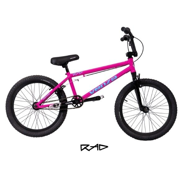 Bicicleta BMX Venzo RAD Rodado 20  Fucsia-Celeste