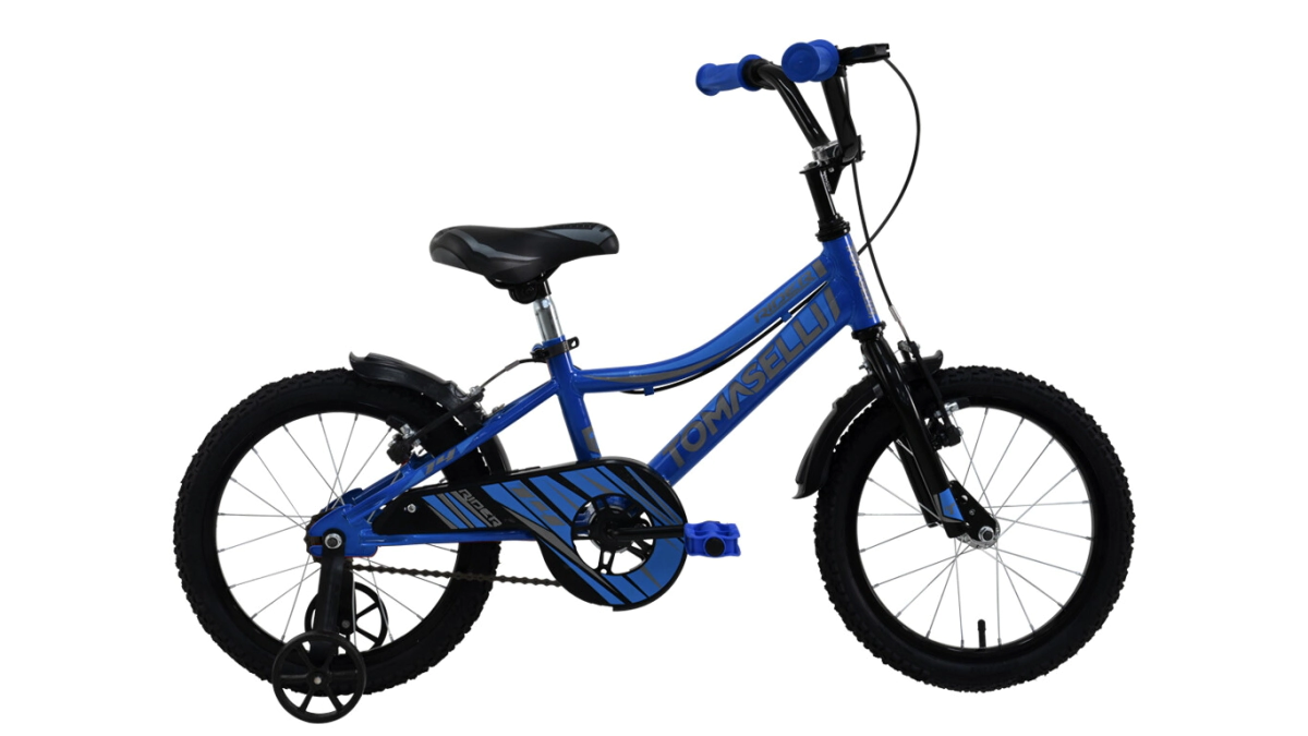 Bicicleta Tomaselli Rider Rodado 14 Unisex  Azul-Gris