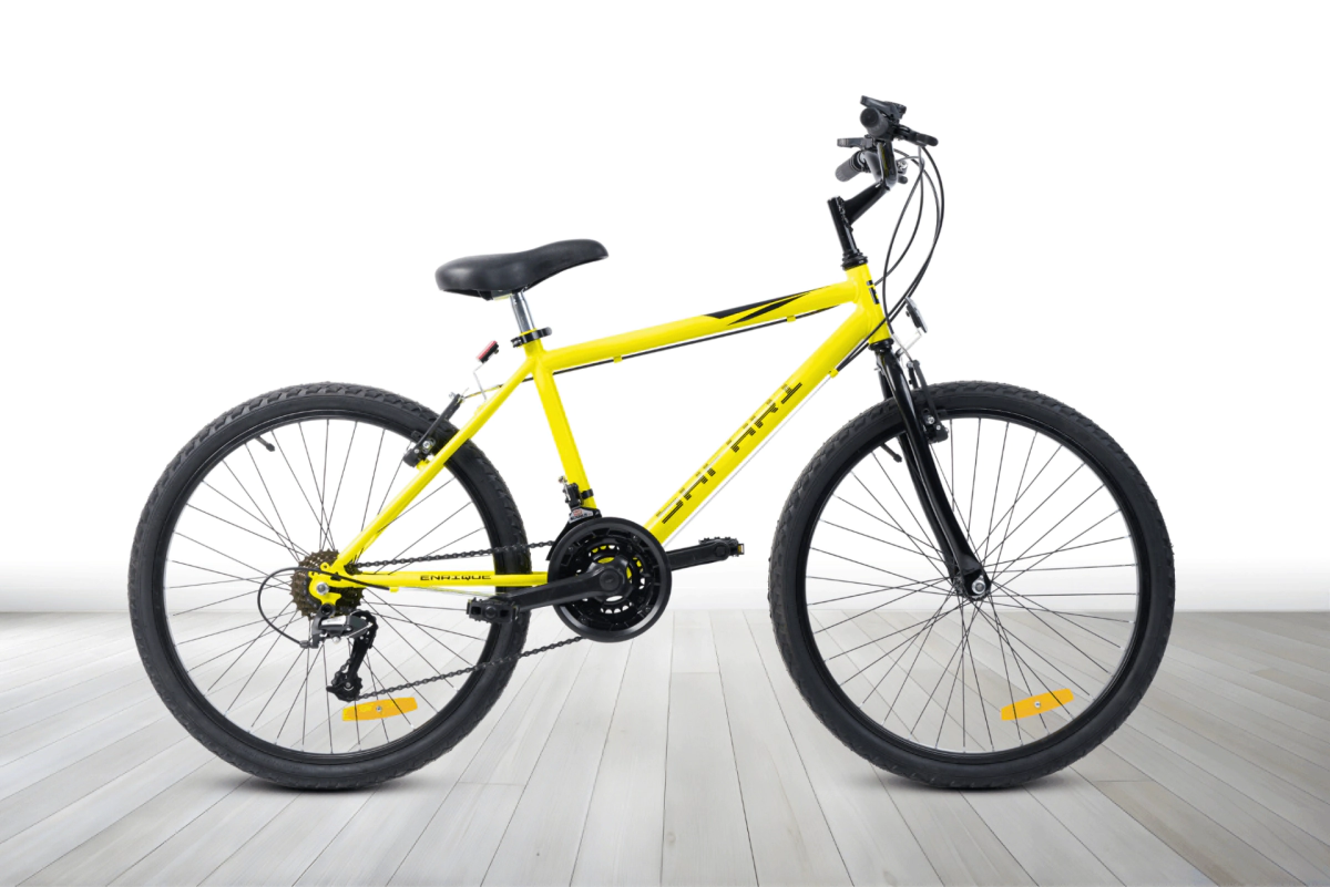 Bicicleta Enrique Safari Rodado 24 - 18vel  Amarillo