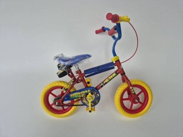 Bicicleta EQ Mini Rodado 12 Rueda Maciza  Rojo-Azul