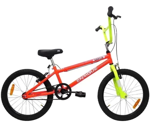 Bicicleta Enrique BMX Arrow Rodado 20  Verde-Naranja