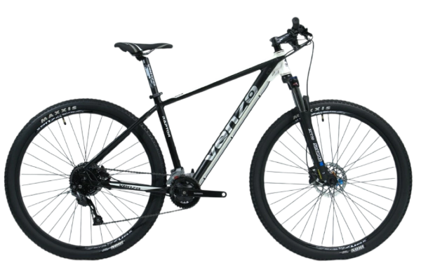 Bicicleta Venzo Raptor Rodado 29 - 2X9 Shimano Cues 16 NEGRO-BLANCO