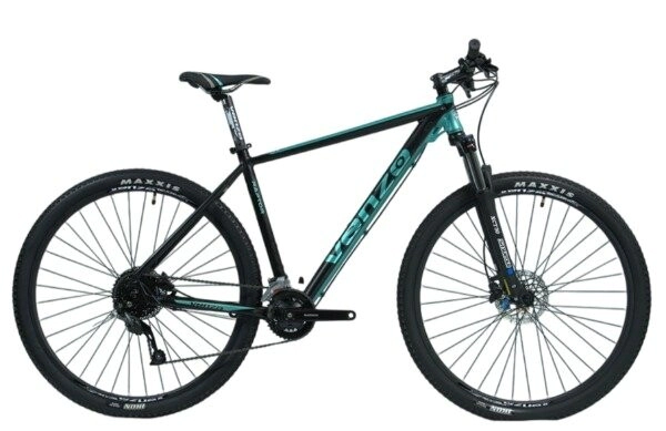 Bicicleta Venzo Raptor Rodado 29 - 2X9 Shimano Cues 18 NEGRO-TEAL
