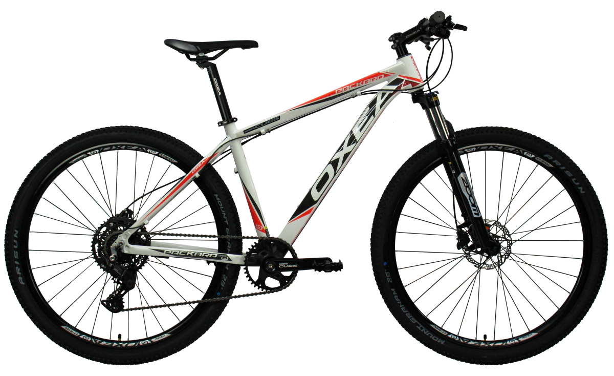 Bicicleta Oxea Packard Cues Rodado 29 - 1x9 Vel Shimano L Blanco-Rojo