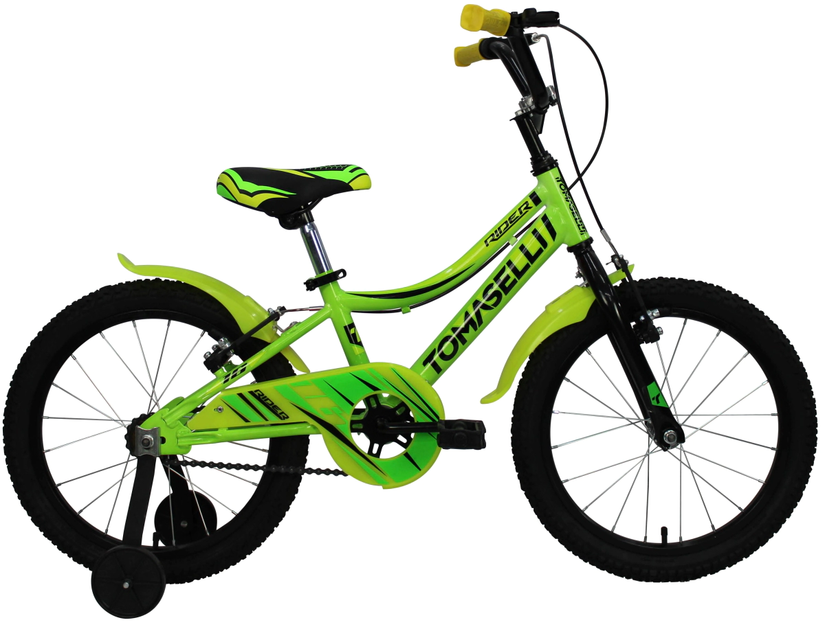 Bicicleta Tomaselli Rider Rodado 16 Unisex  Verde