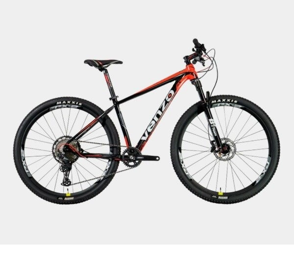Bicicleta Venzo Atix EX Rodado 29 - 1x12 Deore 19 Negro-Rojo