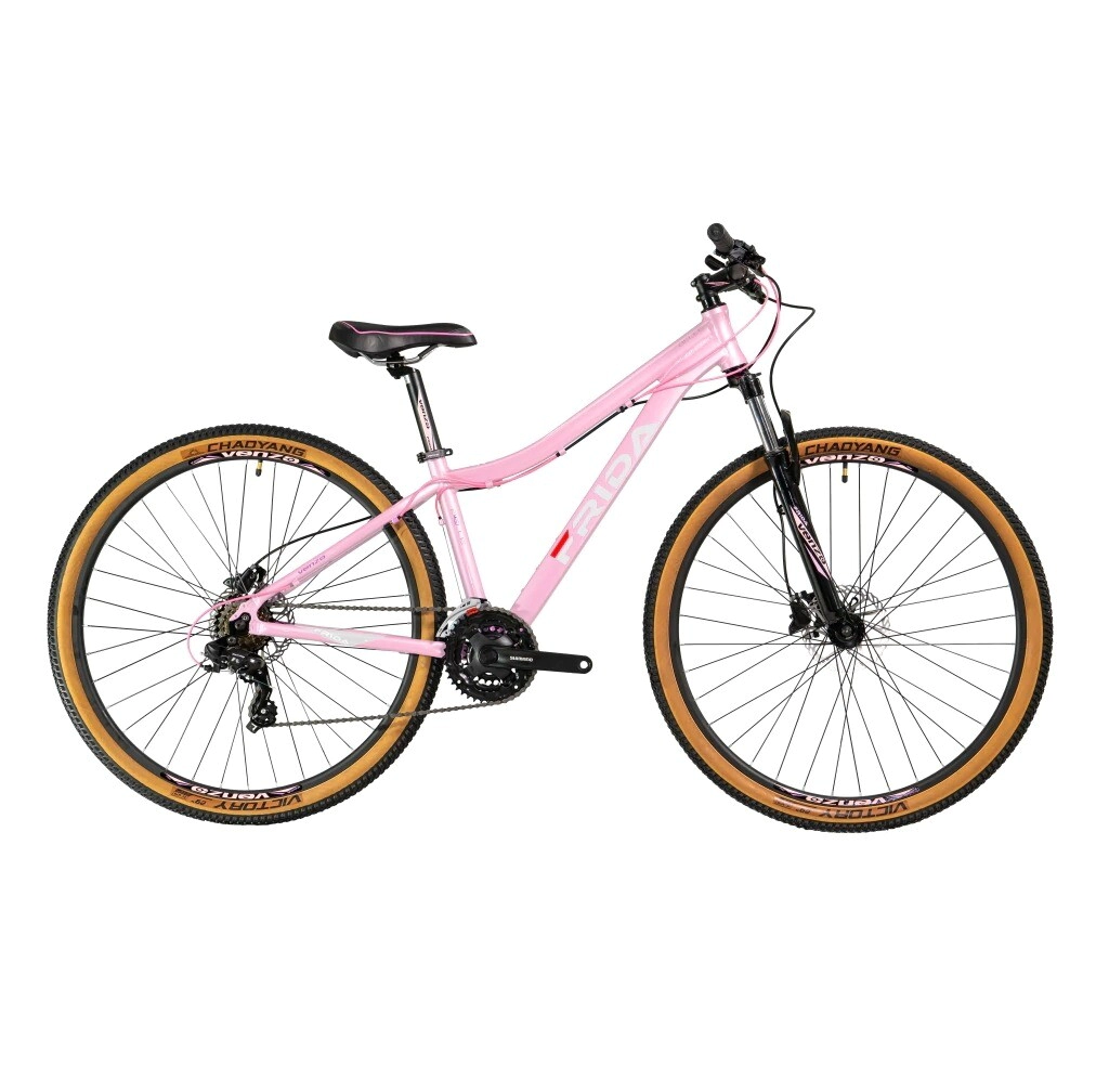 Bicicleta Venzo Frida Belle Rodado 29 - 21 Vel Fr Disco Hidra�lico 15 Rosa-Blanco