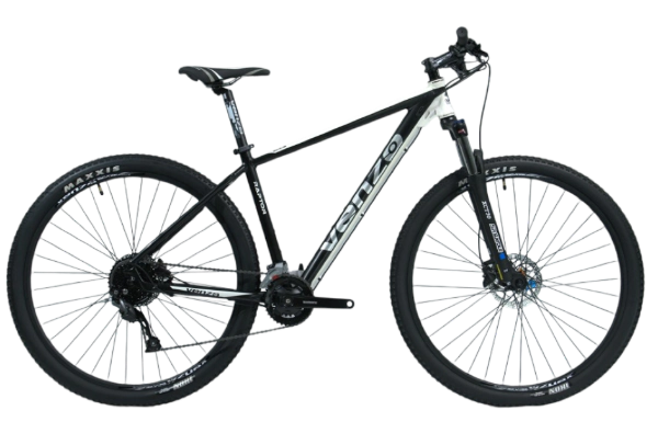 Bicicleta Venzo Raptor Rodado 29 - 1x10 Shimano Deore 20 Negro-Blanco
