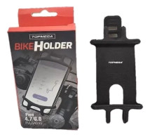 Porta Celular Ajustable Silicona Negro Topmega