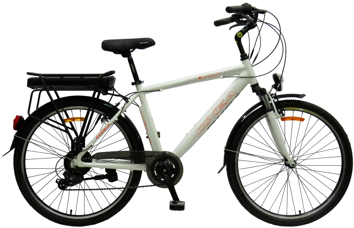 Bicicleta El�ctrica E-BIKE Oxea Emperor Rodado 26  Blanco