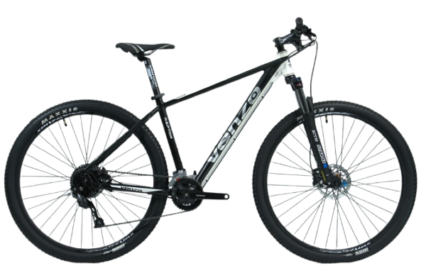Bicicleta Venzo Raptor Rodado 29 - 2X9 18 Vel Shimano Altus 18 Negro-Blanco