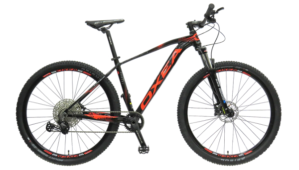 Bicicleta Oxea Tucana Deore Rodado 29 - 1x11 Shimano Deore M Negro-Rojo