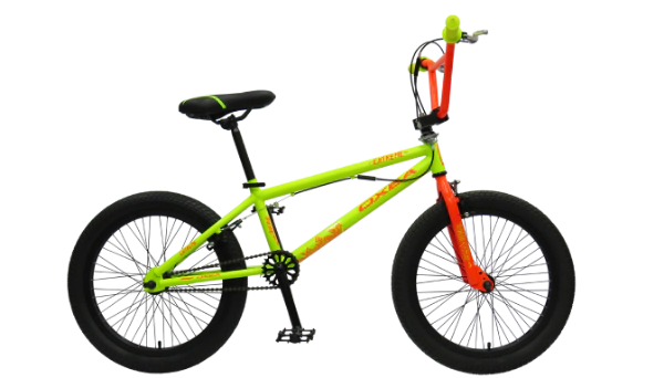 Bicicleta Oxea Extreme BMX Rodado 20  Amarillo-Naranja