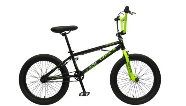 Bicicleta Oxea Extreme BMX Rodado 20  Negro-Amarillo