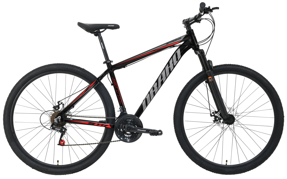 Bicicleta Drako Strong Rodado 29 Aluminio - 21 Vel  Negro-Rojo