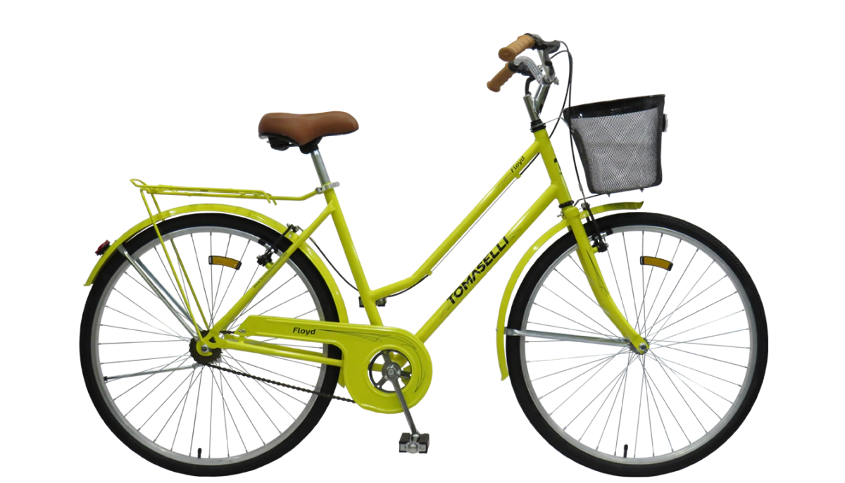 Bicicleta Tomaselli Floyd Rodado 26  Amarillo