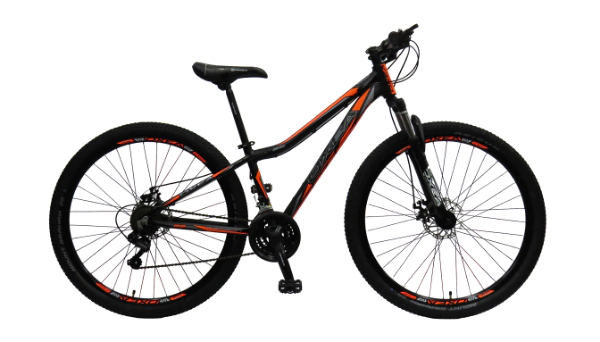 Bicicleta Oxea Madison Rodado 29 - 21 Vel Shimano M Negro-Naranja
