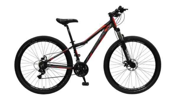 Bicicleta Oxea Madison Rodado 29 - 21 Vel Shimano XS Negro-Rojo