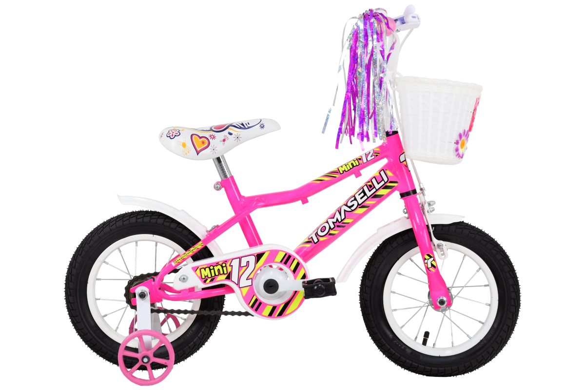 Mini Bicicleta Tomaselli Rodado 12 Dama con C�mara y Rayos  Rosa