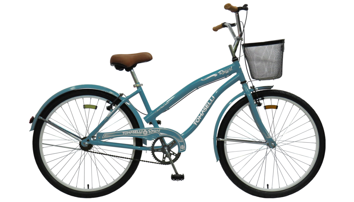 Bicicleta Tomaselli Royal Dama Rodado 26  Turquesa
