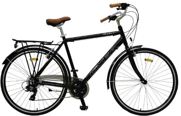 Bicicleta Oxea Urban Aluminio Rodado 28 - 21 Vel Shimano  Negro