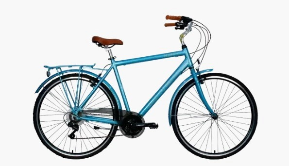 Bicicleta Oxea Urban Aluminio Rodado 28 - 21 Vel Shimano  Celeste