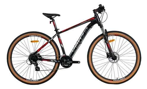 Bicicleta Venzo Thorn Rodado 29 - 24 Vel. SHIMANO 18 Negro-Rojo