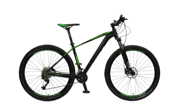 Bicicleta Oxea Proto Alivio Rodado 29 - 2x9 Full Shimano S Negro-Verde