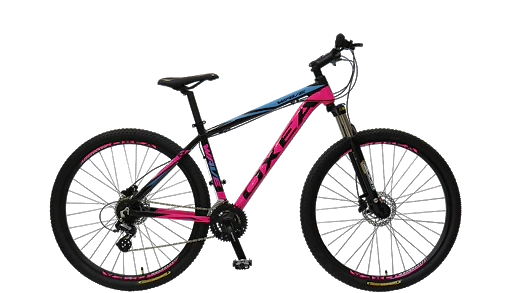 Bicicleta Oxea Wave STD Rodado 27.5 - 21 Vel Shimano L Fucsia-Turquesa-Negro