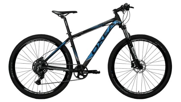 Bicicleta Oxea Packard Altus Rodado 29 - 27 Vel Fr Hidr L Negro-Azul