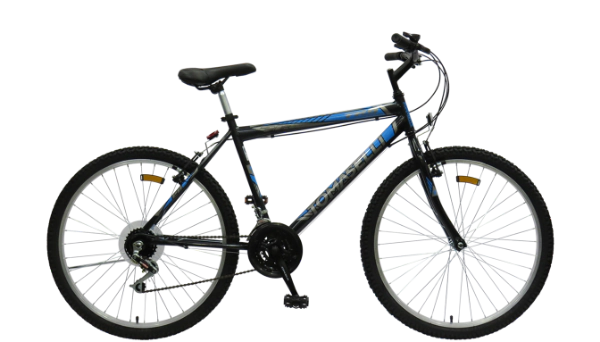 Bicicleta Tomaselli TRB Rodado 26 - 21 Velocidades  Negro-Azul
