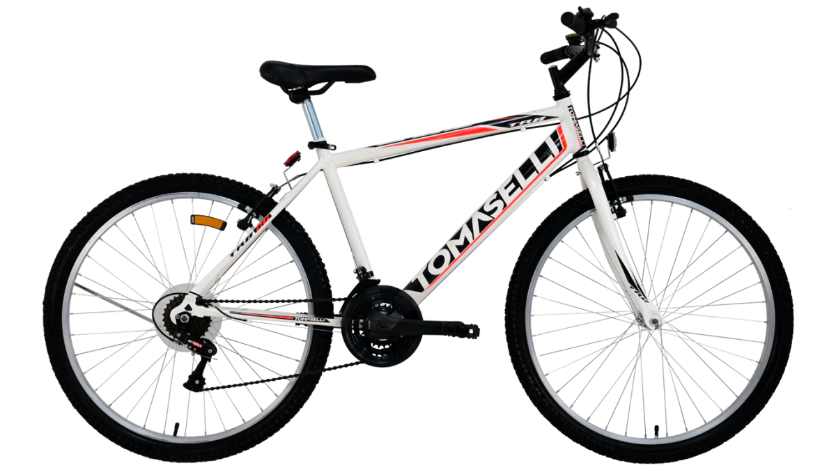Bicicleta Tomaselli TRB Rodado 26 - 21 Velocidades  Blanco