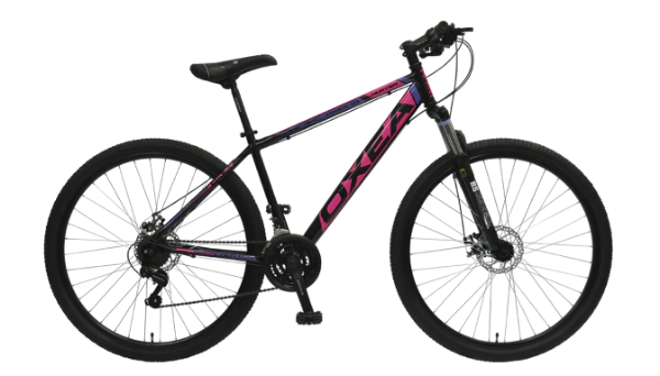 Bicicleta Oxea Hunter Rodado 29 - 21 Vel Shimano  Negro-Fucsia-Violeta