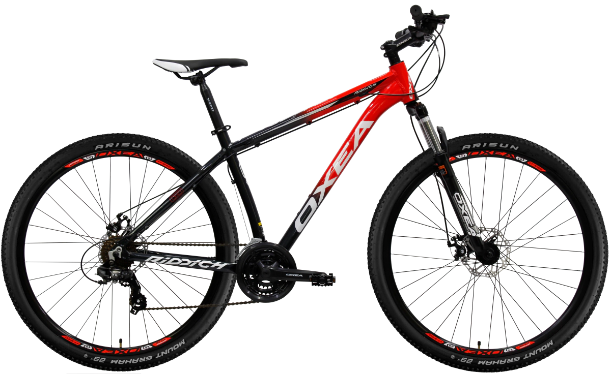 Bicicleta Oxea Riddich Rodado 29 - 21 Vel Shimano M Negro-Rojo