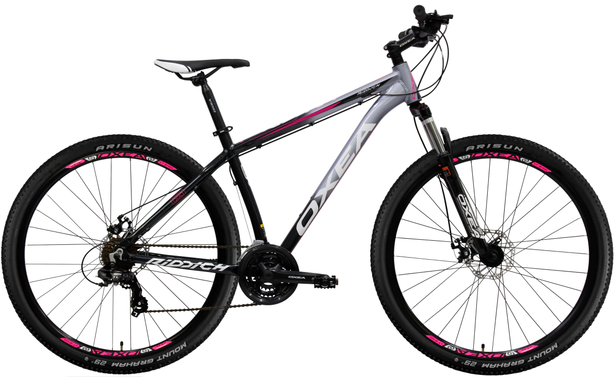 Bicicleta Oxea Riddich Rodado 29 - 21 Vel Shimano M Gris-Fucsia