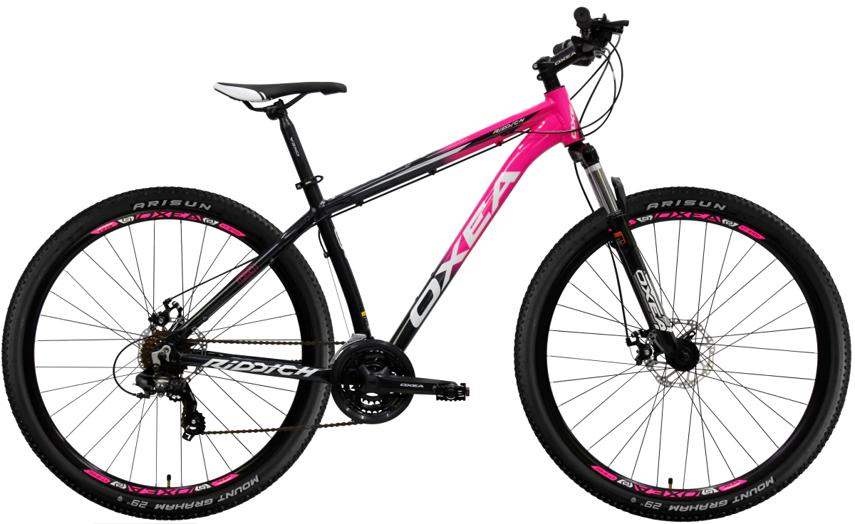 Bicicleta Oxea Riddich Rodado 29 - 21 Vel Shimano M Negro-Fucsia