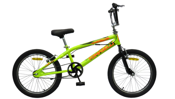 Bicicleta Tomaselli BMX XT3 Rodado 20 con Rotor  Amarillo-Negro