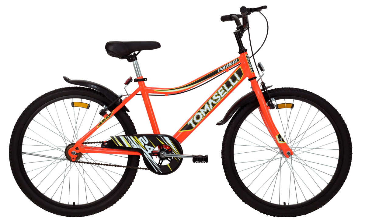 Bicicleta Tomaselli Rider Rodado 24 Unisex  Naranja