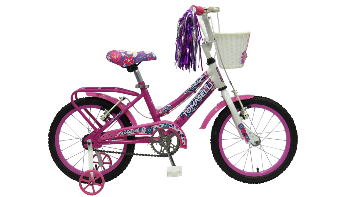 Bicicleta Tomaselli Lady Rodado 14  Fucsia