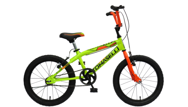 Bicicleta BMX Tomaselli Fanatics Rodado 16  Amarillo-Naranja